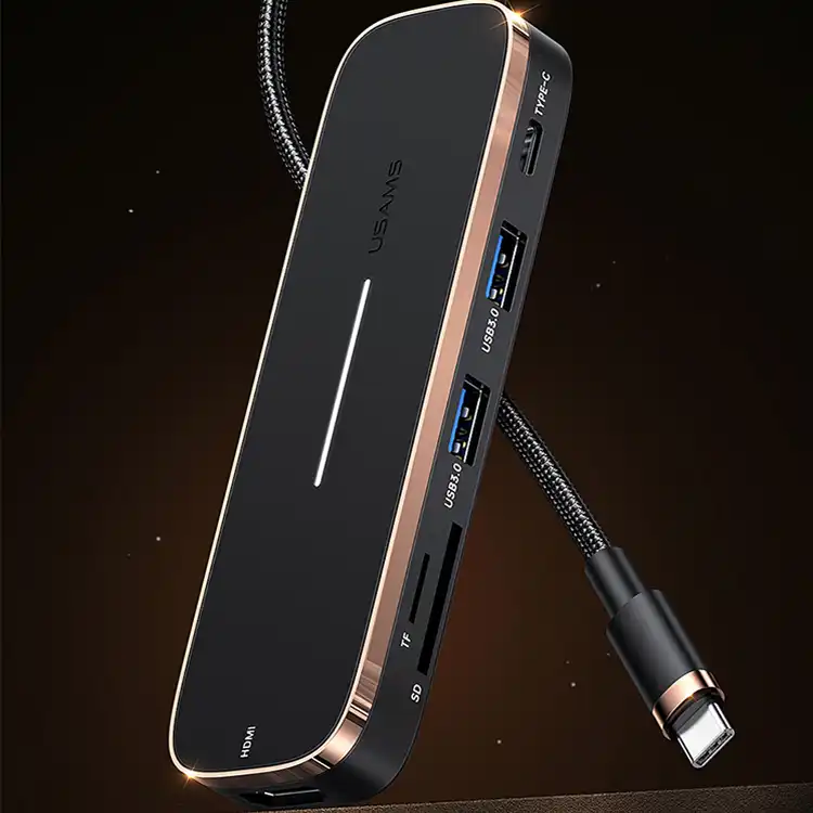 هاب 6 پورت USB-C یوسمز مدل SJ575