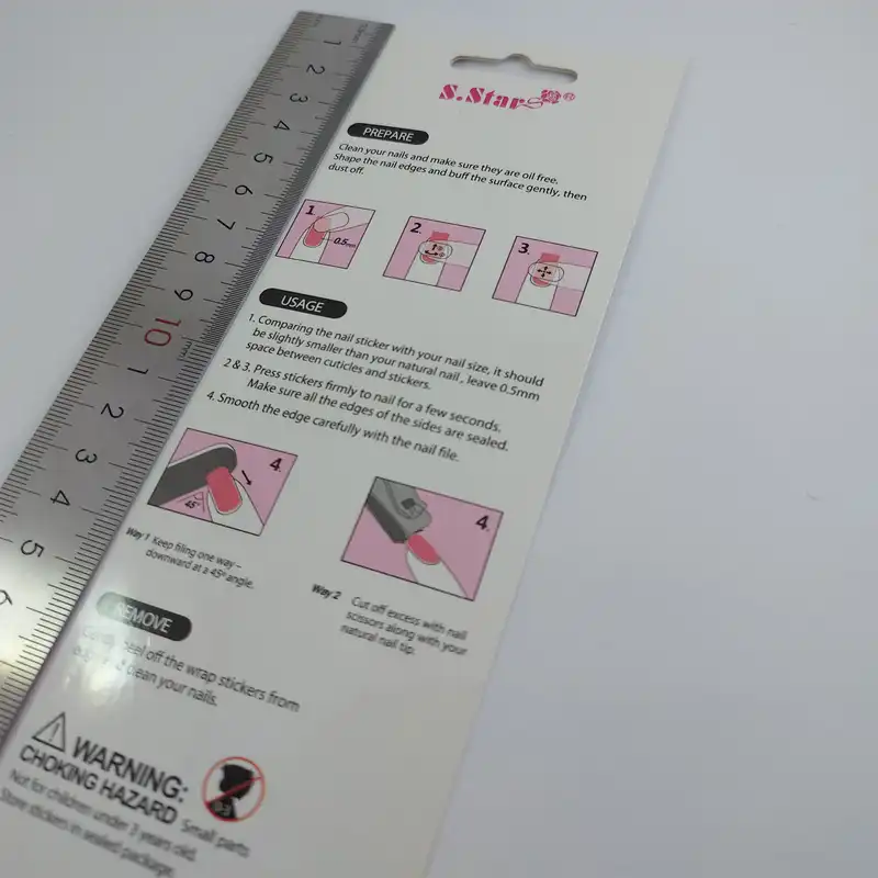 استیکر طراحی ناخن اس.استار مدل K-07