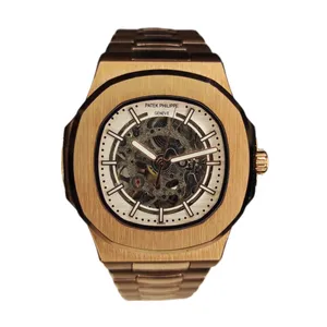 ساعت مچی عقربه‌ای مردانه پتک فیلیپ مدل اسکلیتون اتوماتیک