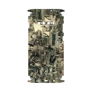 MAHOOT Collage of Skyscraper-FullSkin Cover Sticker for Samsung Galaxy S10 Plus