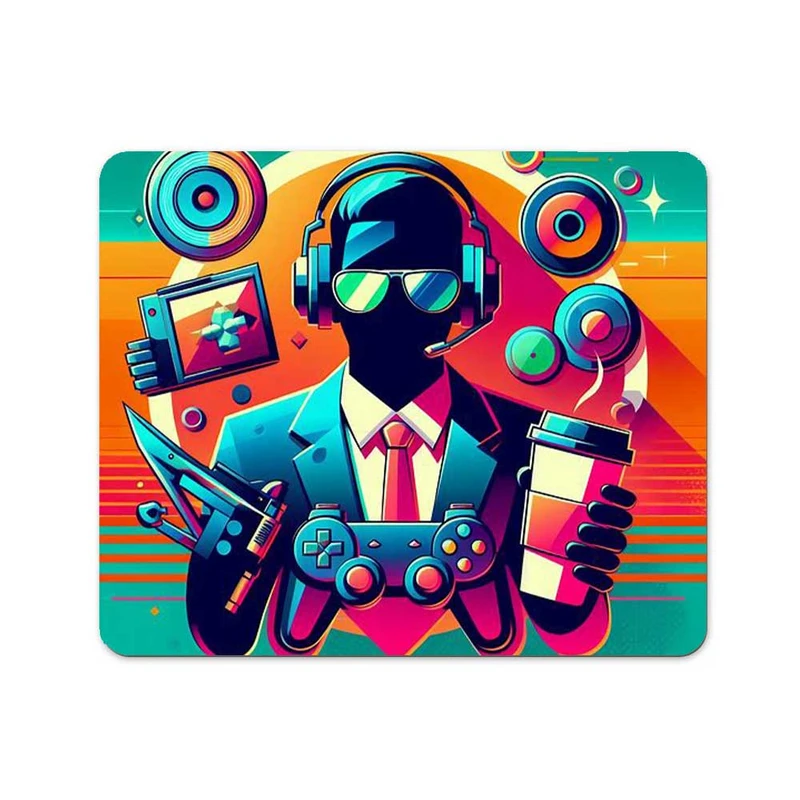 ماوس پد پاد آفرین مدل گیم  و گیمر کد 94 سایز 19x24 سانتی متر