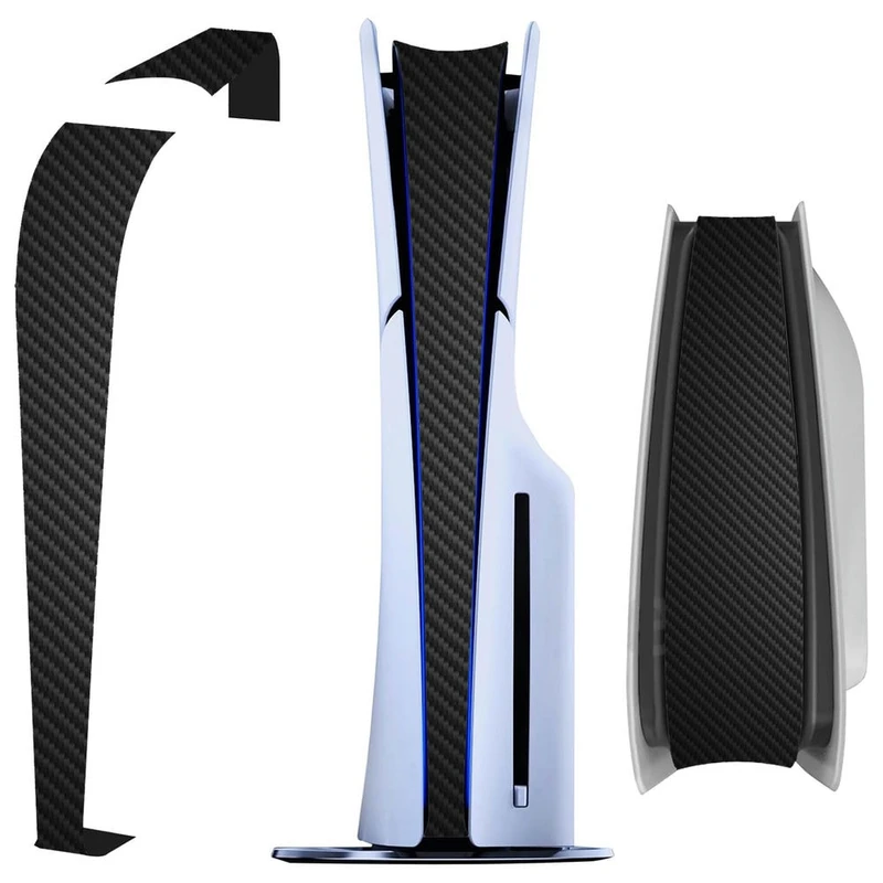 برچسب کنسول بازی پلی استیشن 5 اسلیم هاماگراف مدل carbon