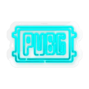 چراغ دیواری نئون دیزاین طرح Pubg-Logo-GL_TBL