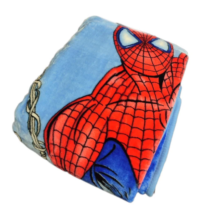 پتو گلبافت مدل برتر طرح مرد عنکبوتی سایز 220x160 سانتی متر