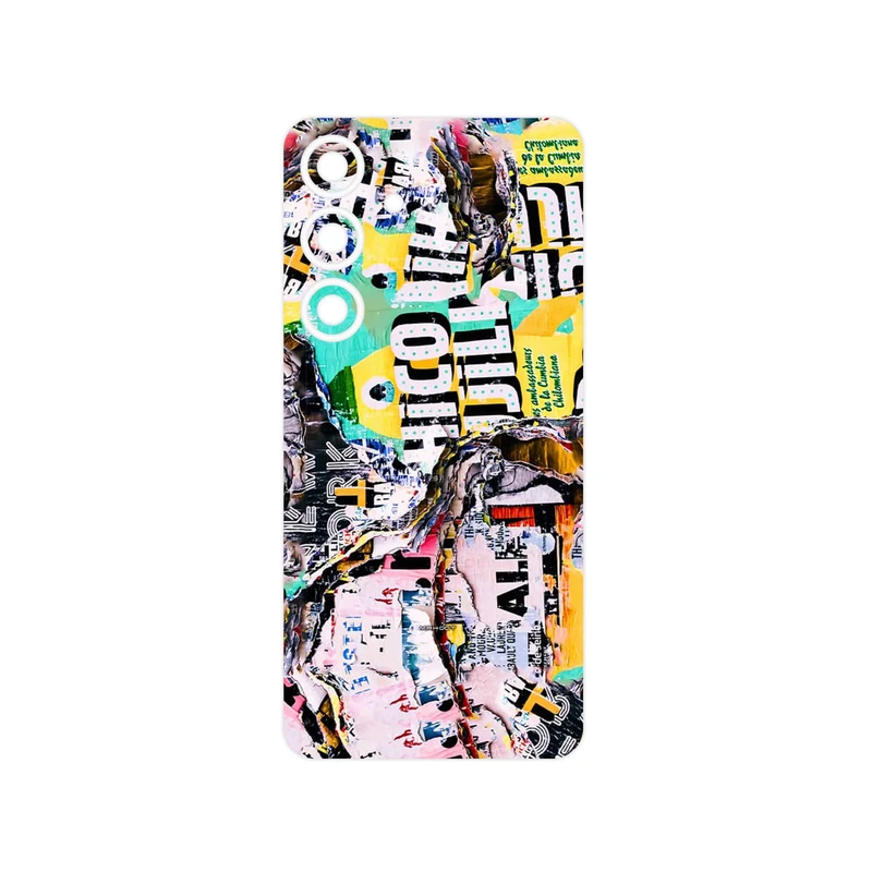 برچسب پوششی ماهوت مدل Collage of Teared Paper مناسب برای گوشی موبایل سامسونگ Galaxy S24