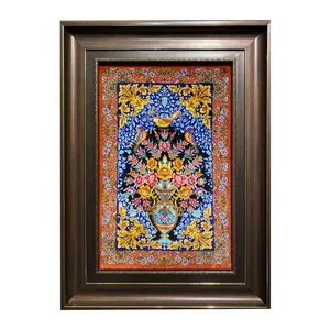 تابلو فرش دستبافت طرح گلدونی کد 8521839