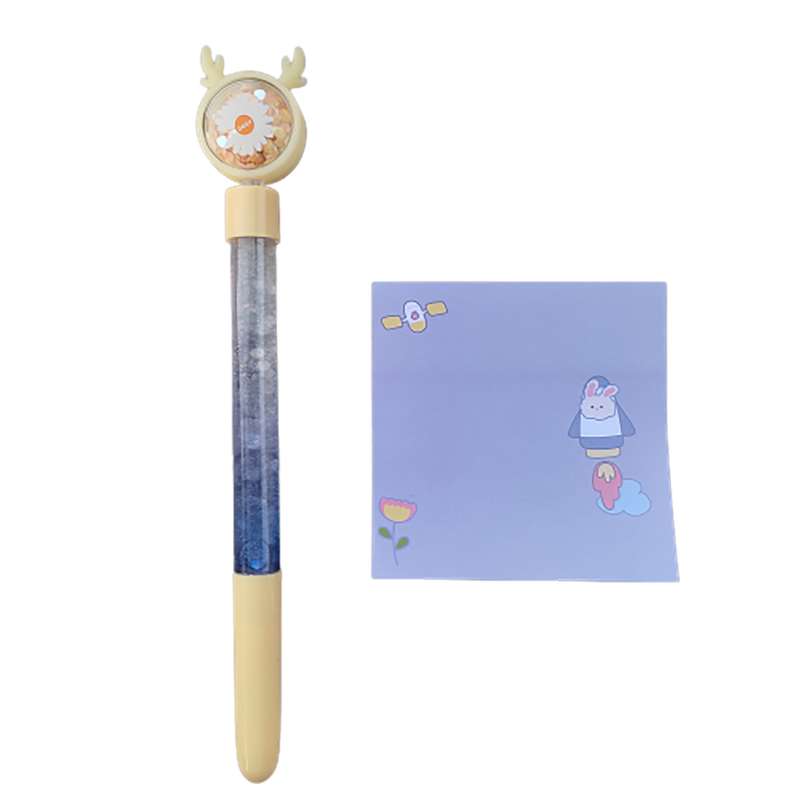 روان نویس مدل آکواریومی به همراه کاغذ چسب دار