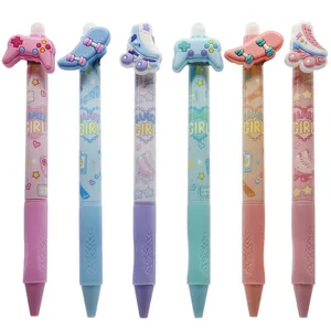 خودکار مدل پاک کن دار فانتزی بسته 6 عددی