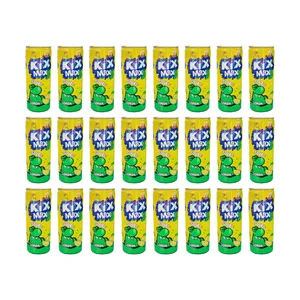 نوشیدنی گازدار کیکس مکس با طعم لیمو - 250 میلی لیتر بسته 24 عددی