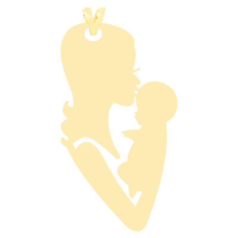 آویز گردنبند طلا 18 عیار زنانه الن نار مدل مادر و نوزاد ELN3320 آویز گردنبند طلا 18 عیار زنانه الن نار مدل مادر و نوزاد ELN3320