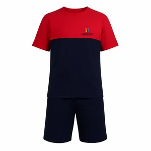 ست تی‌شرت آستین کوتاه و شلوارک راحتی مردانه کیکمو مدل KMS-04082701