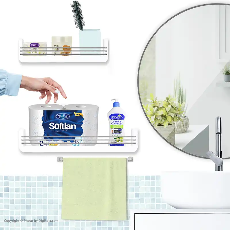 دستمال توالت سافتلن بسته 2 عددی