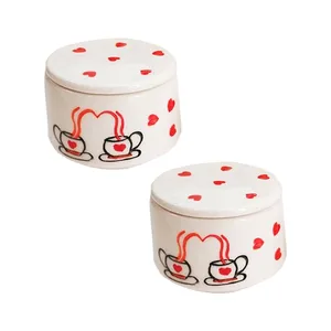 قندان سرامیکی کد ZP80 بسته 2 عددی