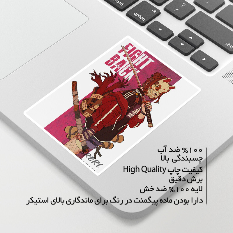 استیکر لپ تاپ ماسا دیزاین طرح ANIME مدل STKO3