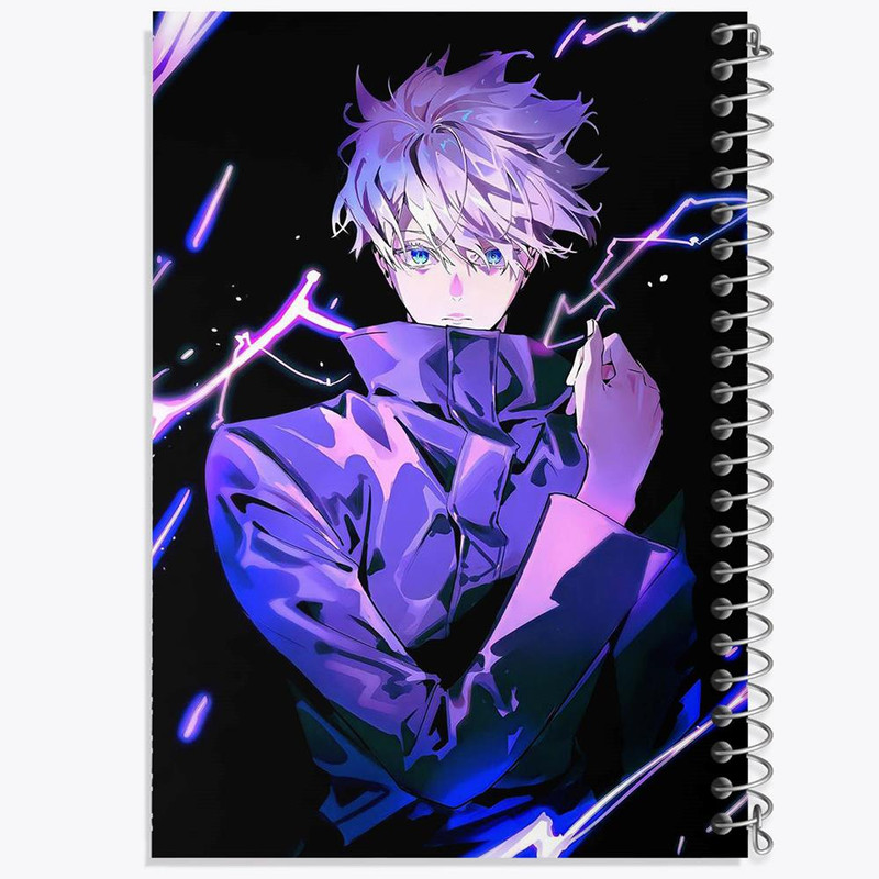 دفتر مشق 100 برگ خندالو طرح گوجو ساتورو انیمه جوجوتسو کایزن کد 11122