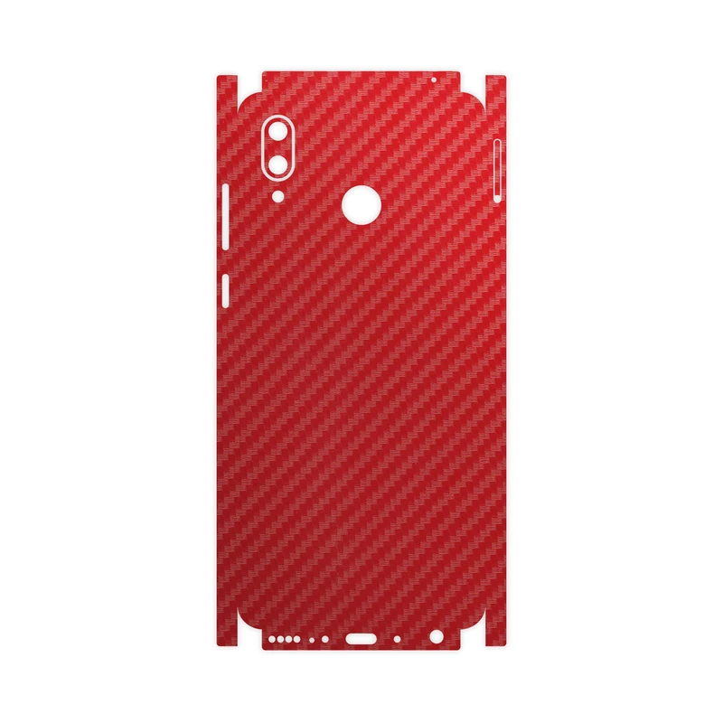 برچسب پوششی ماهوت مدل Red-Fiber-FullSkin مناسب برای گوشی موبایل آنر Play
