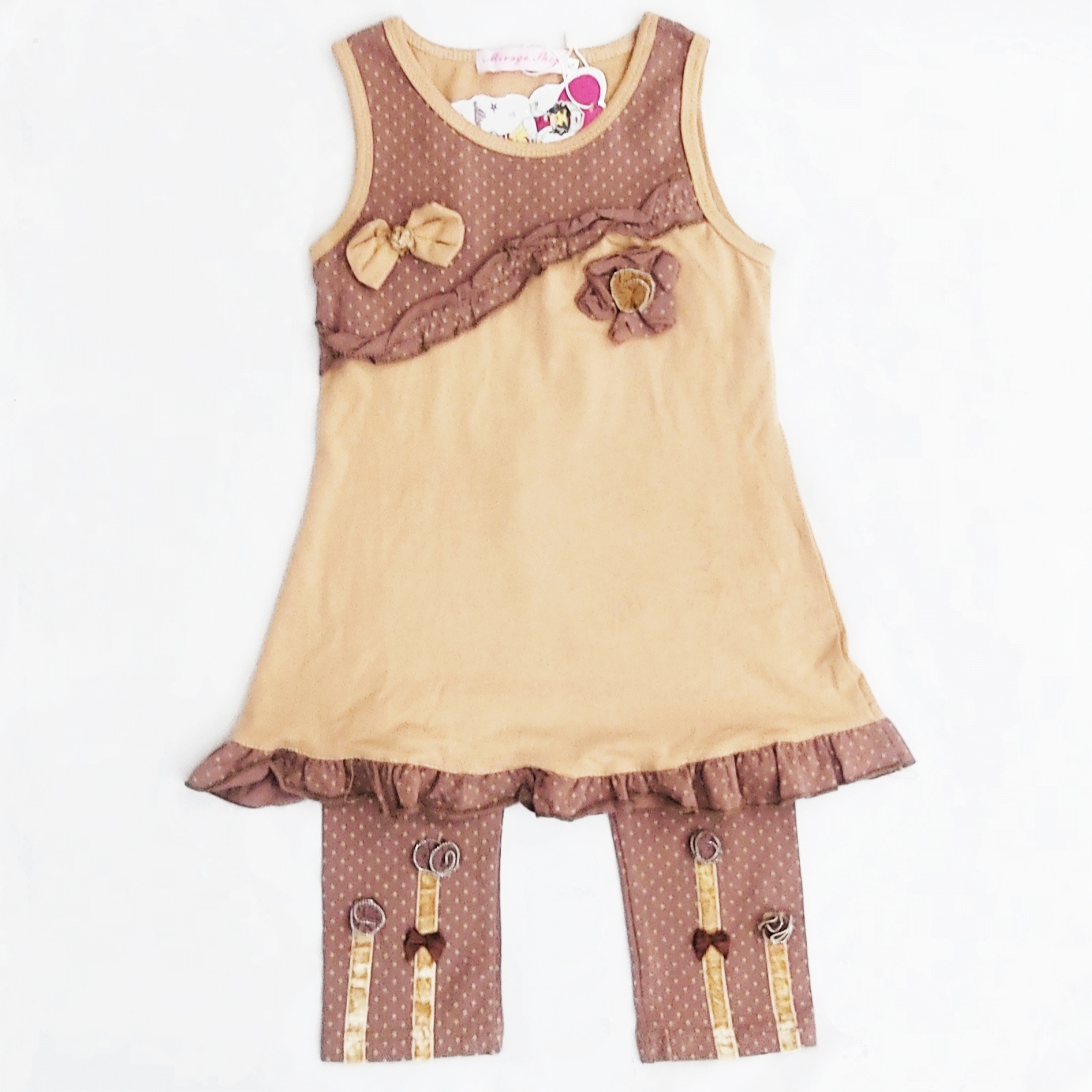 ست سارافون و شلوار دخترانه کد 1542