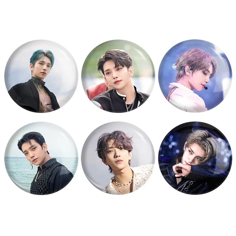 مگنت خندالو طرح جاشوآ گروه سونتین Seventeen کد 1299A مجموعه 6 عددی