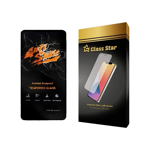 محافظ صفحه نمایش گلس استار مدل آنتی استاتیک مناسب برای گوشی موبایل اپل IPHONE 13 PRO MAX