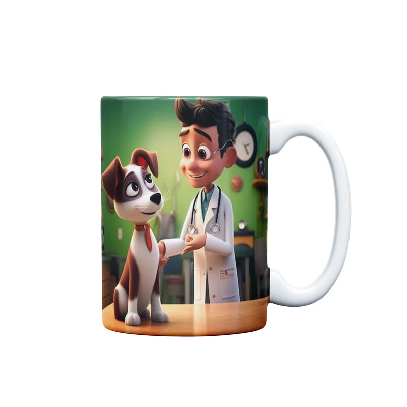 ماگ مدل مشاغل طرح دامپزشک کد 144