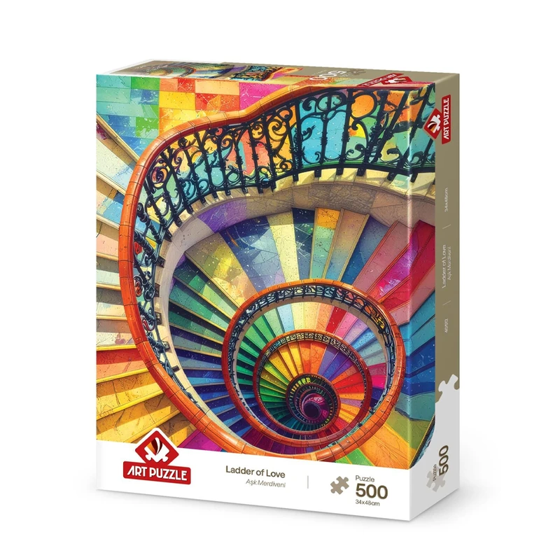 پازل 500 تکه آرت پازل مدل Ladder of Love كد 40512 مناسب نوجوان و بزرگسال