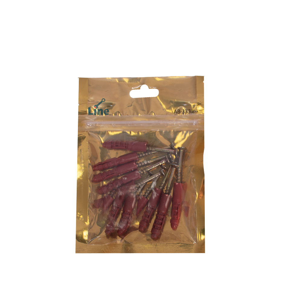 پیچ و رول پلاک لاین مدل AB-3333 مجموعه 20 عدی