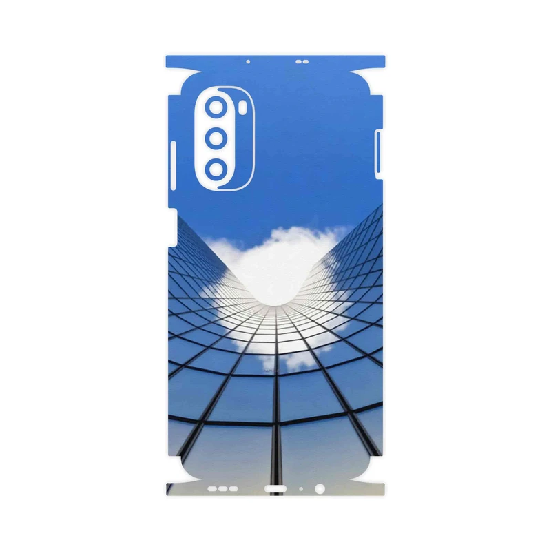 برچسب پوششی ماهوت مدل Glass skyscraper-FullSkin مناسب برای گوشی موبایل موتورولا Moto G52