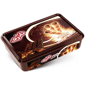ویفر رول پذیرایی با طعم شکلات نادری - 250 گرم بسته 4 عددی