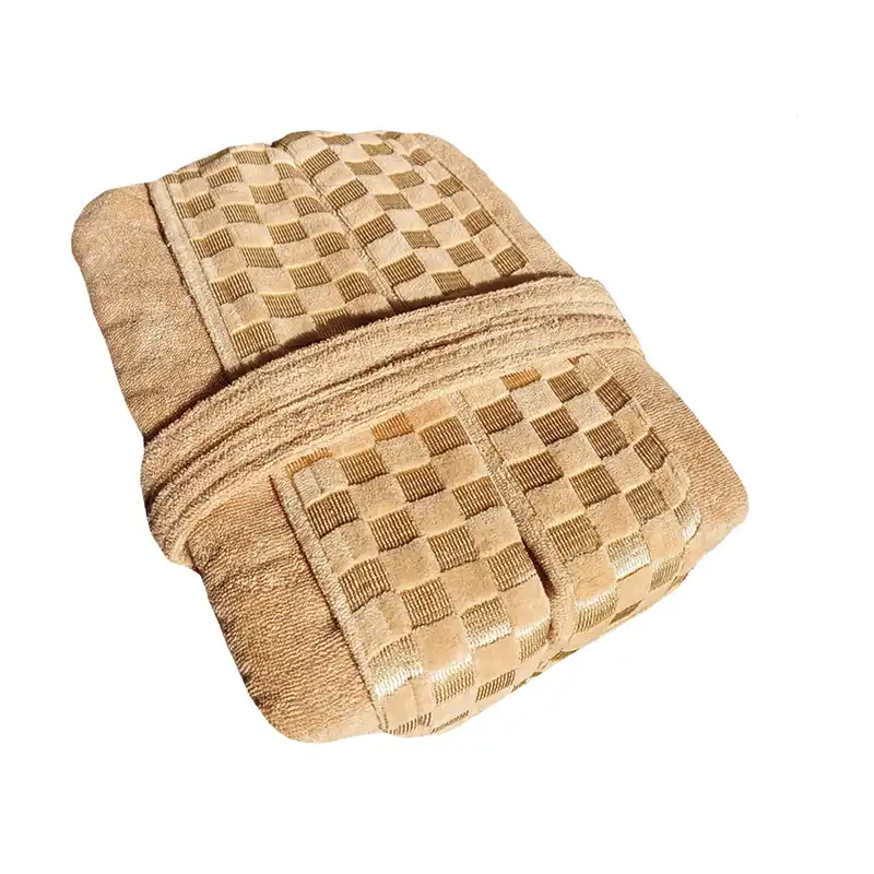 حوله پالتویی ارغوان طرح مورگان سایز 125