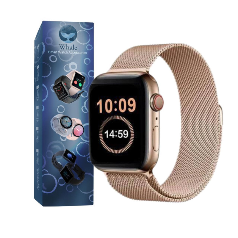 بند واله مدل Milanese Loop مناسب برای اپل واچ سری 6 44 میلی متری