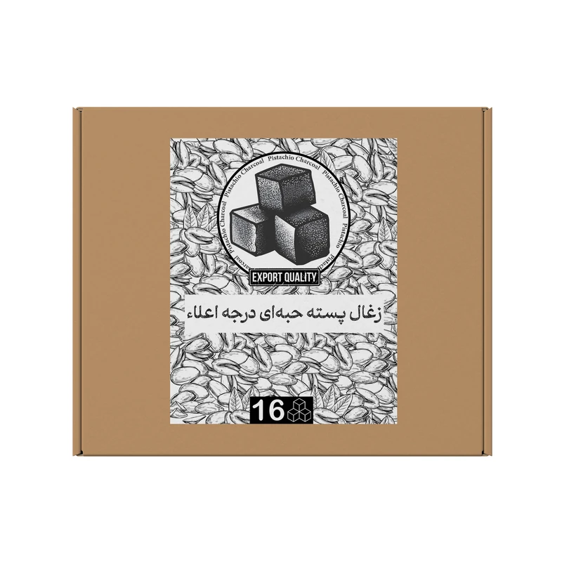 زغال فشرده مدل 16 وزن 330 گرم