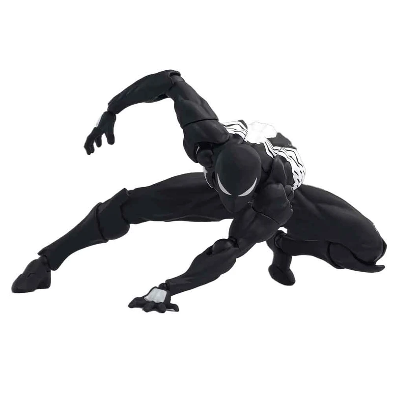 اکشن فیگور طرح Spiderman Symbiote Suit Messtoys ارتفاع 16 سانتی‌متر