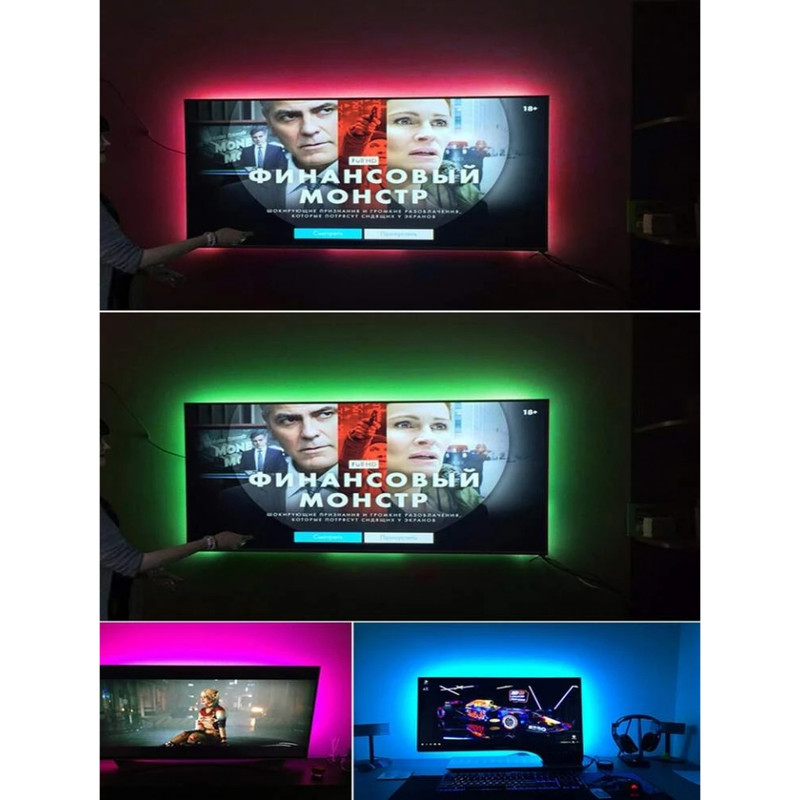 ریسه ال ای دی دریم لایت مدل RGB 5050 Gaming طول 5 متر