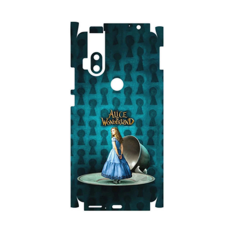برچسب پوششی ماهوت مدل Alice in Wonderland-FullSkin مناسب برای گوشی موبایل موتورولا One Hyper