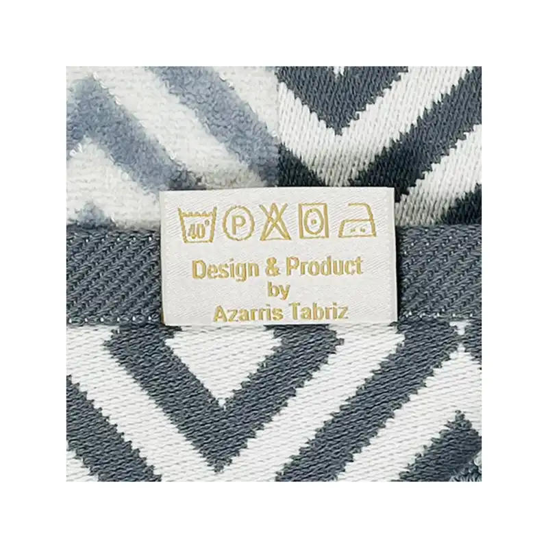 حوله حمام آذرریس طرح فلورین سایز 100×165 سانتی متر