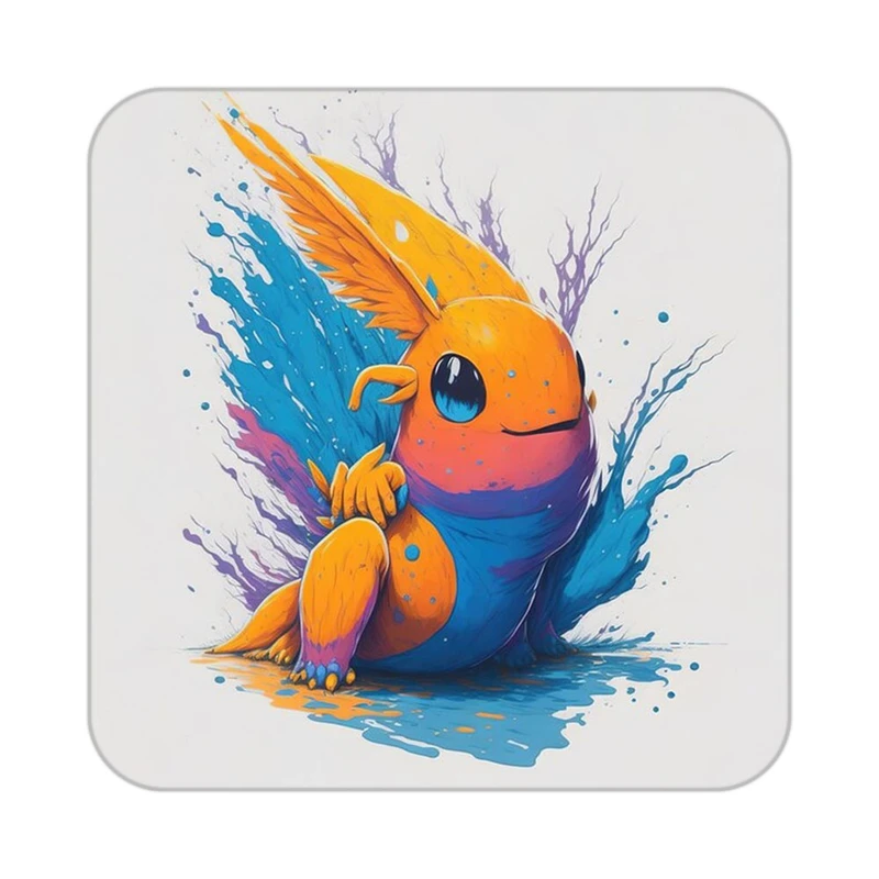 زیر لیوانی کاکتی طرح حیوانات رنگی مدل mp26332