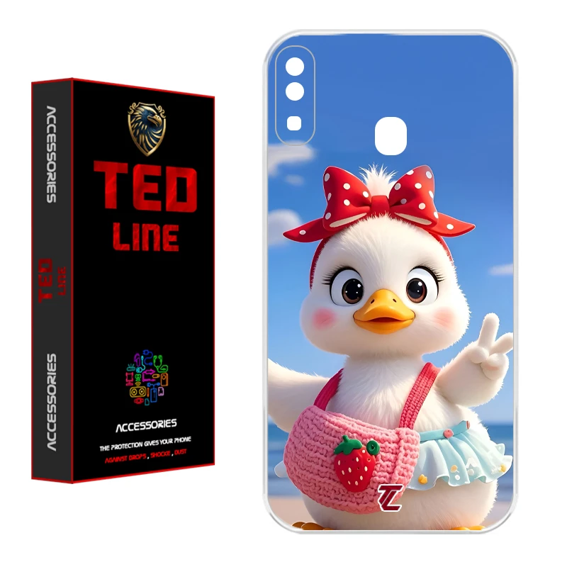 کاور تدلاین طرح اردک کد 1186 مناسب برای گوشی موبایل سامسونگ Galaxy A20 / A30