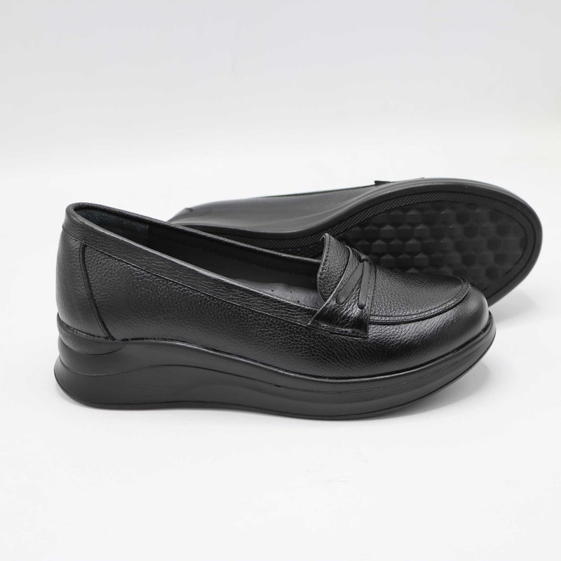 کفش روزمره زنانه لردگام مدل بیتا رنگ مشکی