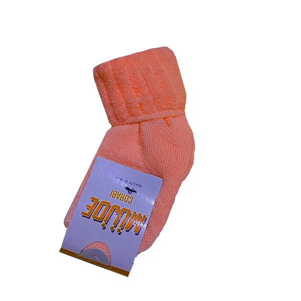 جوراب نوزادی کد 2 رنگ نارنجی -  - 2