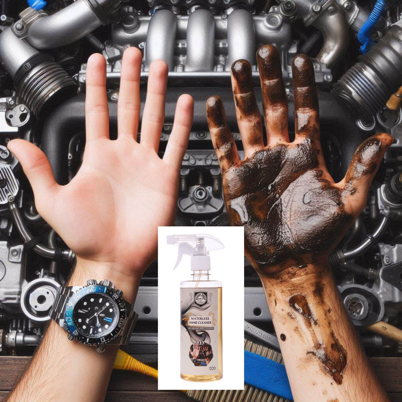 محلول پاک کننده دست مکانیک ها و صنعتگران آریدان مدل واترلس حجم 500 میلی لیتر