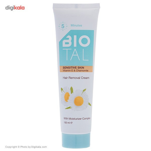 کرم موبر بدن بیوتال مخصوص پوست حساس حجم 100 میلی لیتر