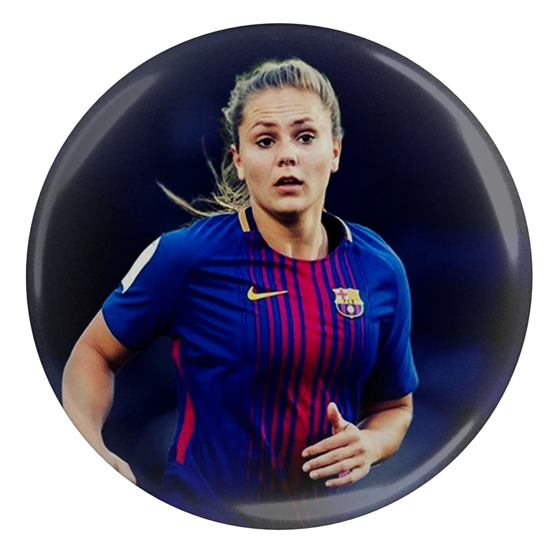 مگنت طرح بازیکن فوتبال زنان بارسلونا اسپانیا لیکه مارتنس هلند مدل S5389 