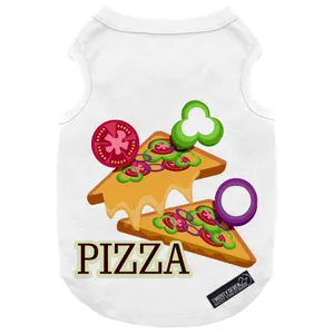 لباس سگ و گربه 27 طرح Pizza کد MH860 سایز S