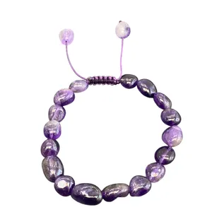 دستبند سنگی مدل آمیتیست