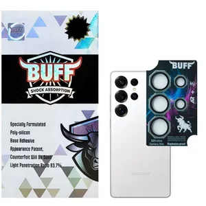 Buff Hexagon Metal Arlenz-Guarantee Protector For Samsung Galaxy S25 Ultra