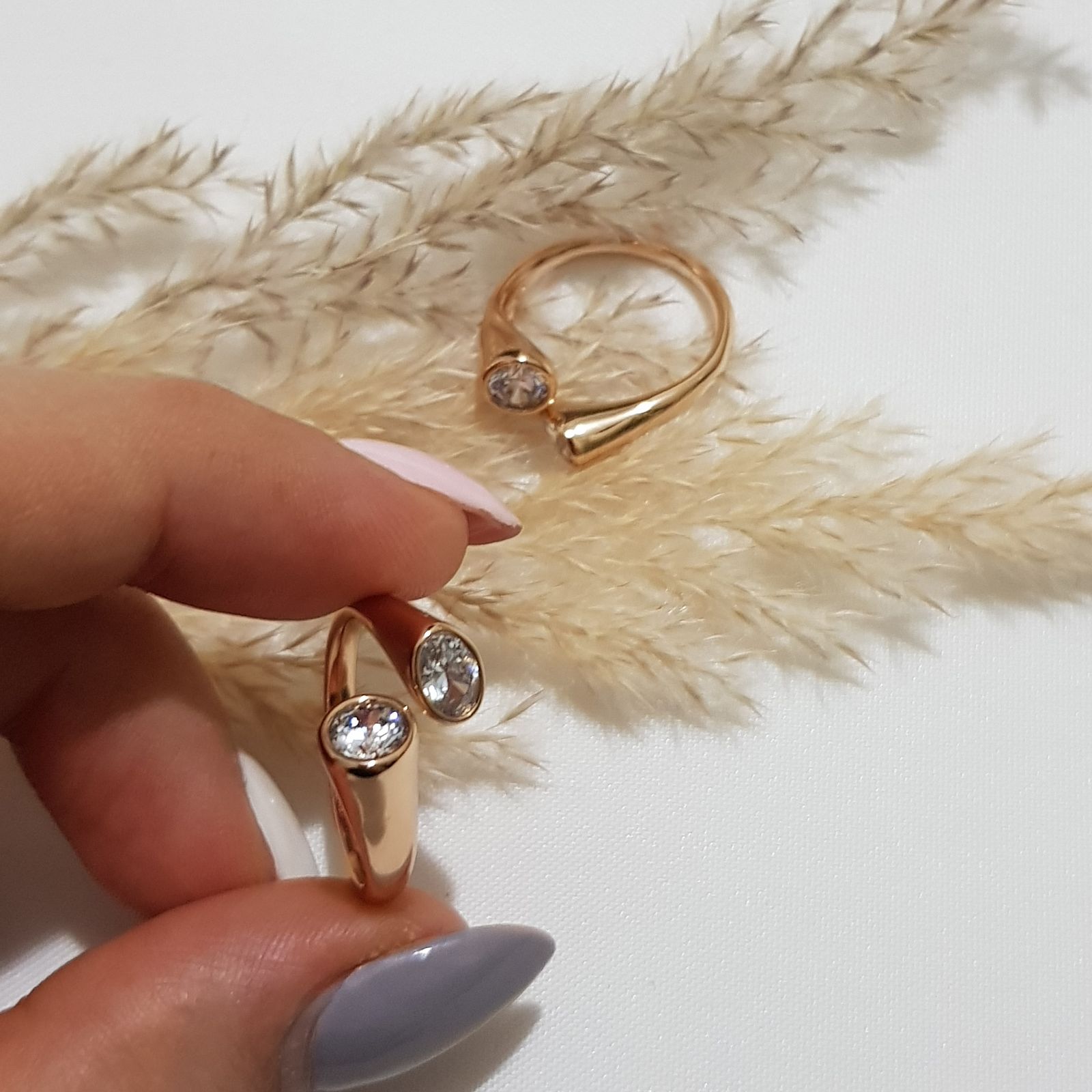 انگشتر زنانه ژوپینگ مدل نگینی 442 -  - 5