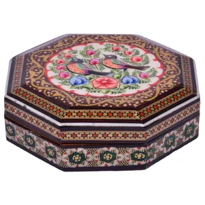 جعبه جواهرات خاتم کاری مدل بهاران کد BP1111