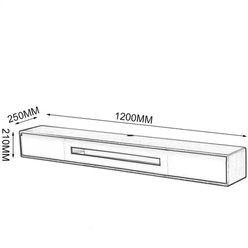 میز تلویزیون دیواری مدل wal3