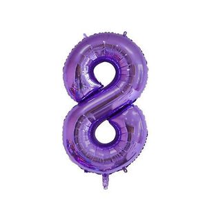 بادکنک فویلی مدل عدد 8