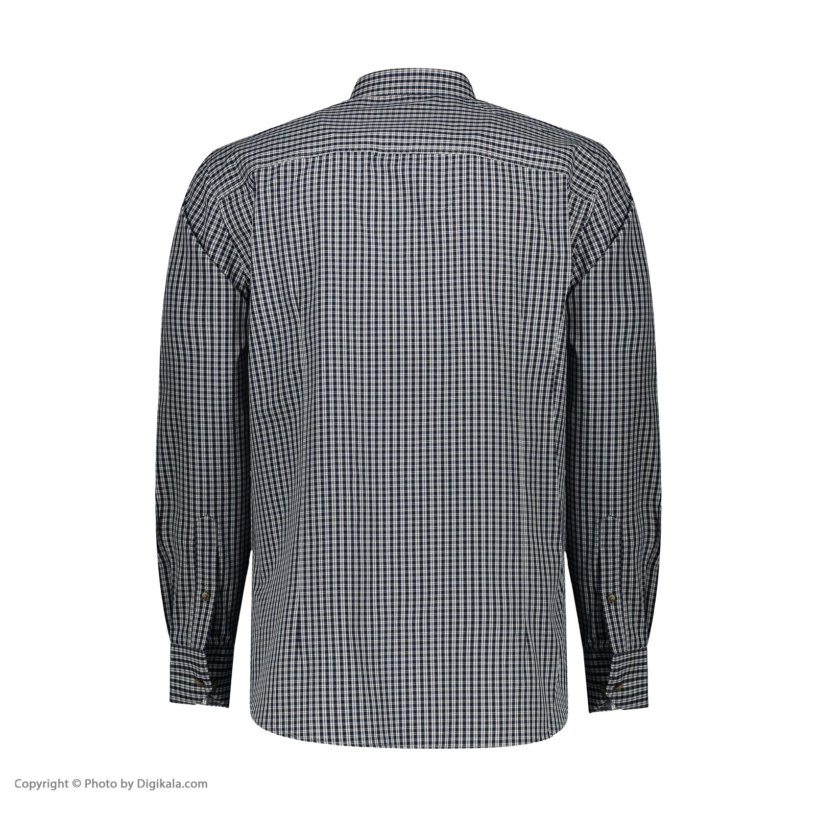 پیراهن آستین بلند مردانه ایکات مدل PST1152109 -  - 3
